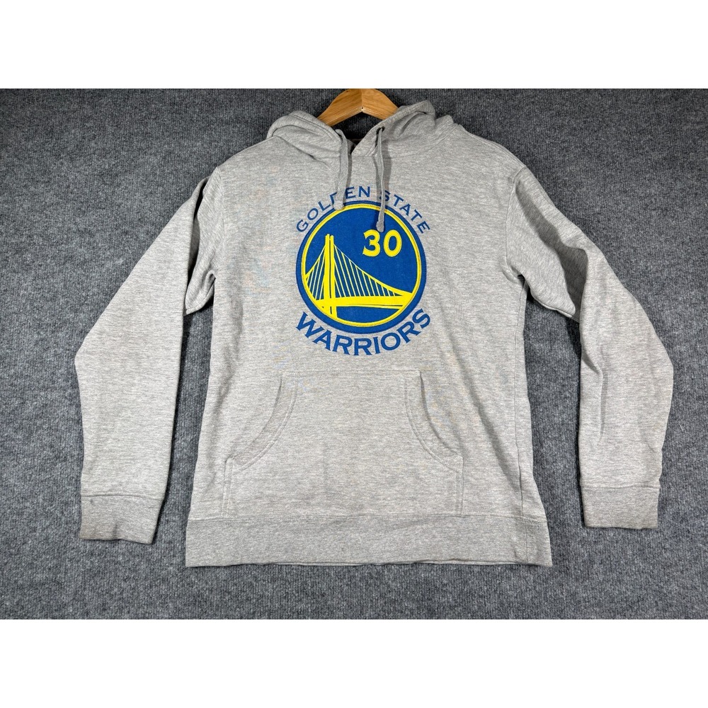 Golden State Warriors Hoodie Mens S Gray Stephen Curry Fanatics NBA Basketball